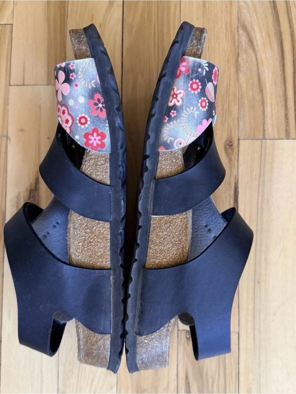 BIRKENSTOCK PAPILLIO PISA W/ SLINGBACK SANDALS SZ 9 (40) VERY GOOD